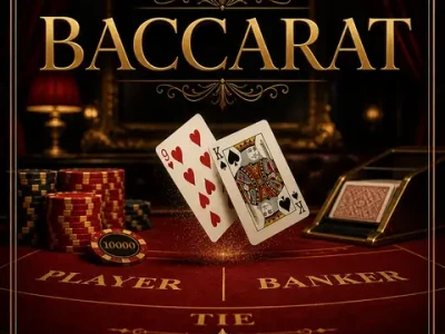 Live Baccarat table